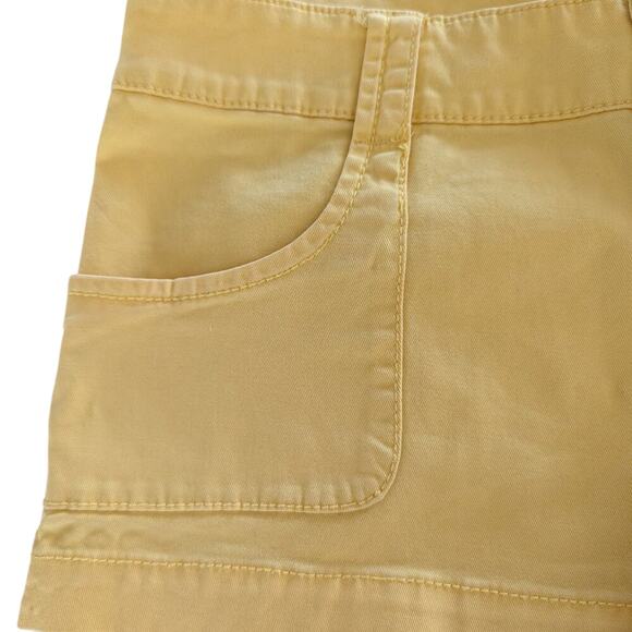 #35 Mossimo Supply Co. - Chic Yellow Womans Shorts - Size 5/6 - Picture 5 of 6